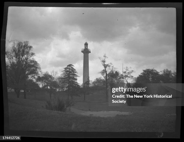 Fort Greene Park, Prison Ship Martyrs Monument, New York, New York, late 19th or early 20th century.