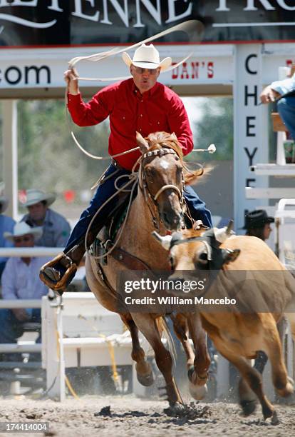 The Cheyenne Frontier Days Rodeo Photos and Premium High Res Pictures ...