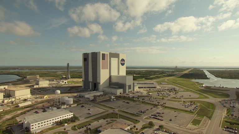 Nasa Sign Building Nasa Hq Arial View