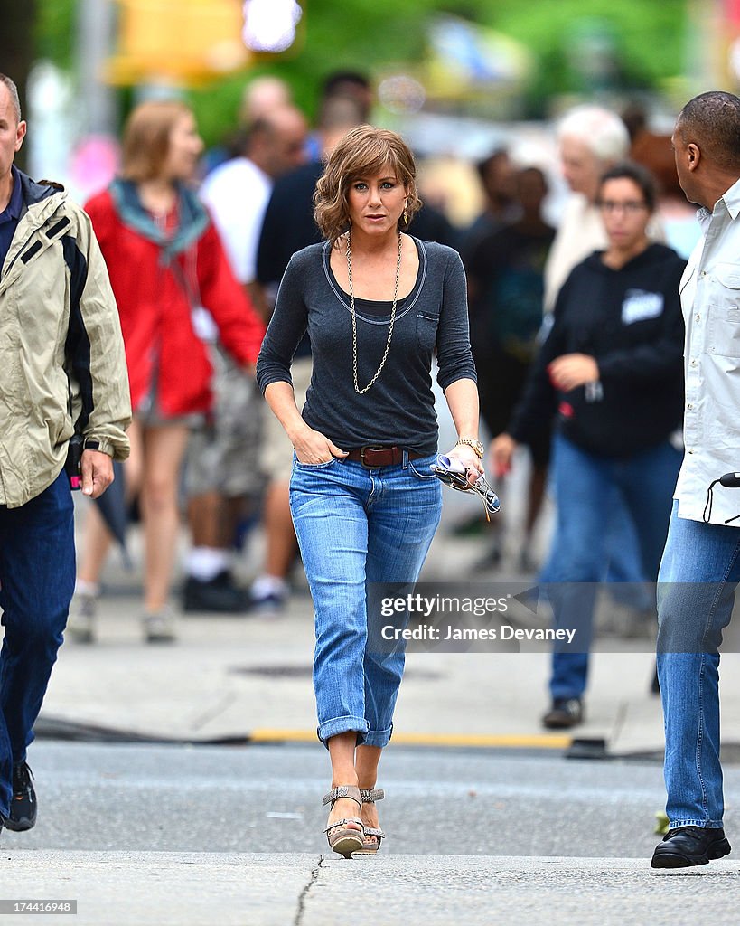 Celebrity Sightings In New York City - July 25, 2013