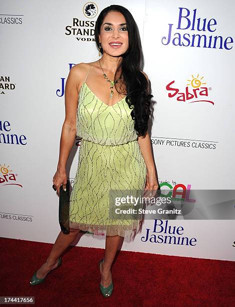 Saye Yabandeh arrives at the Sony Pictures Classics Presents Los Angeles Premiere Of "Blue Jasmine" at the Academy of Motion Picture Arts and...