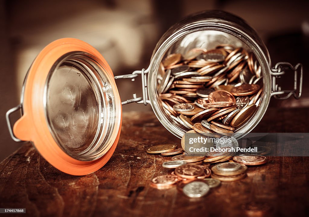 Jar of coins