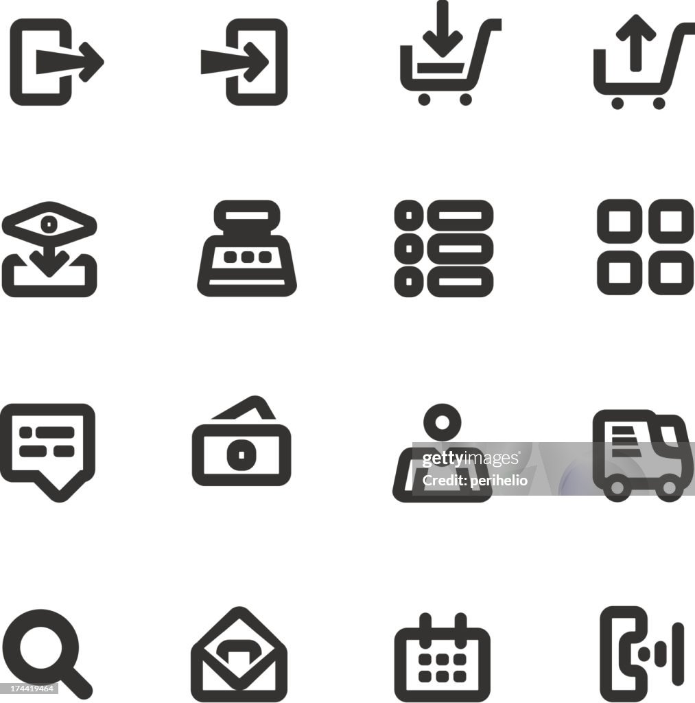 Simple style icons