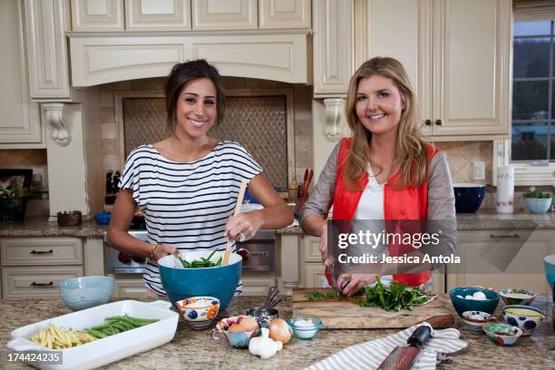 Singer Kevin Jonas and his wife Danielle Jonas are photographed in their home for Cosmopolitan Magazine on March 26, 2013 in Denville, New Jersey....