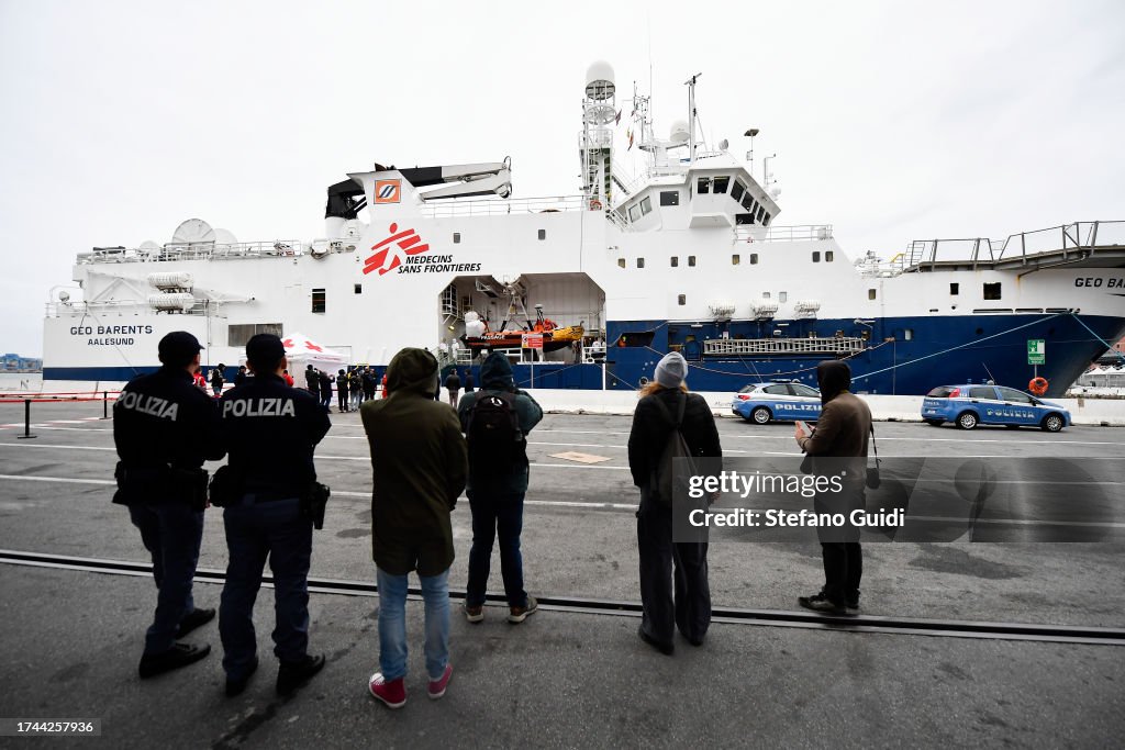 Migrant Rescue Ship Geo Barents Docks In Genoa