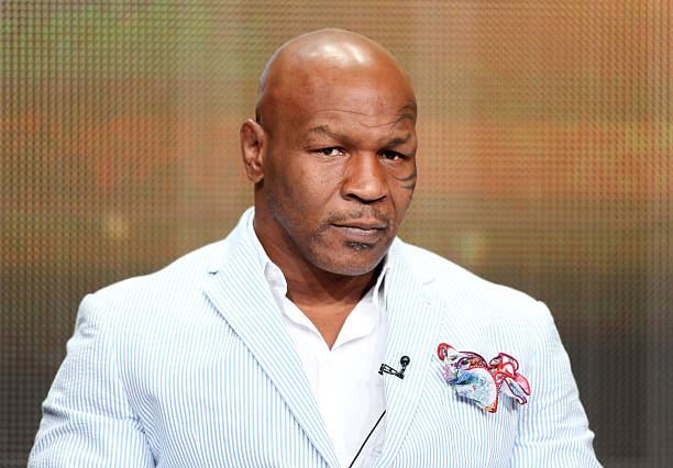 Mike Tyson speaks onstage during the "Mike Tyson: Undisputed Truthts" panel discussion at the HBO portion of the 2013 Summer Television Critics...
