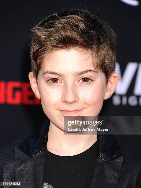 Actor Mason Cook arrives at 'The Lone Ranger' World Premiere at Disney's California Adventure on June 22, 2013 in Anaheim, California.