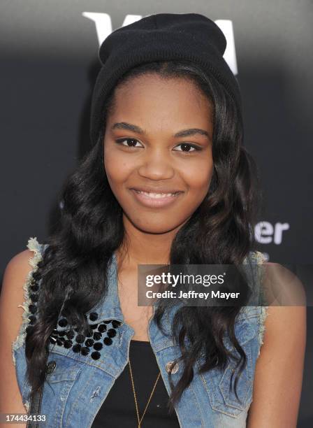 Actress China Anne McClain arrives at 'The Lone Ranger' World Premiere at Disney's California Adventure on June 22, 2013 in Anaheim, California.