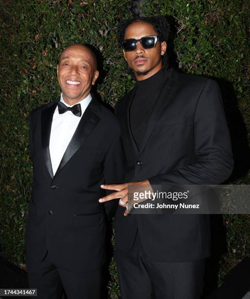 Russell Simmons and Cordell Broadus attend City of Hope's 2023 Music, Film & Entertainment Industry Spirit of Life® Gala honoring Lyor Cohen, Global...
