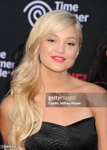 Actress Olivia Holt arrives at 'The Lone Ranger' World Premiere at Disney's California Adventure on June 22, 2013 in Anaheim, California.