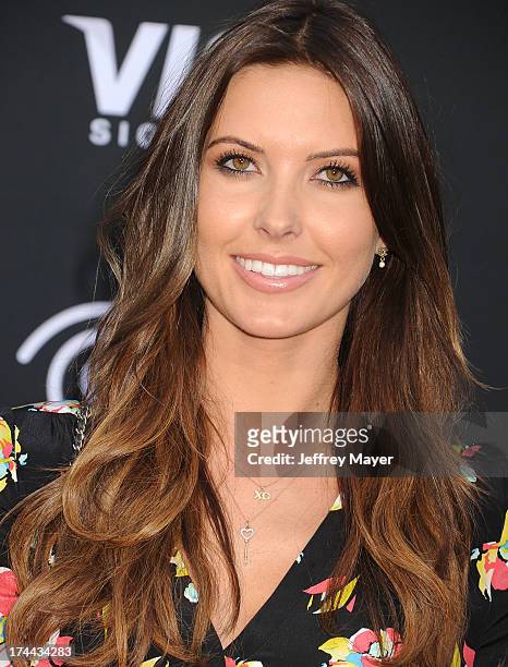 Personality Audrina Patridge arrives at 'The Lone Ranger' World Premiere at Disney's California Adventure on June 22, 2013 in Anaheim, California.