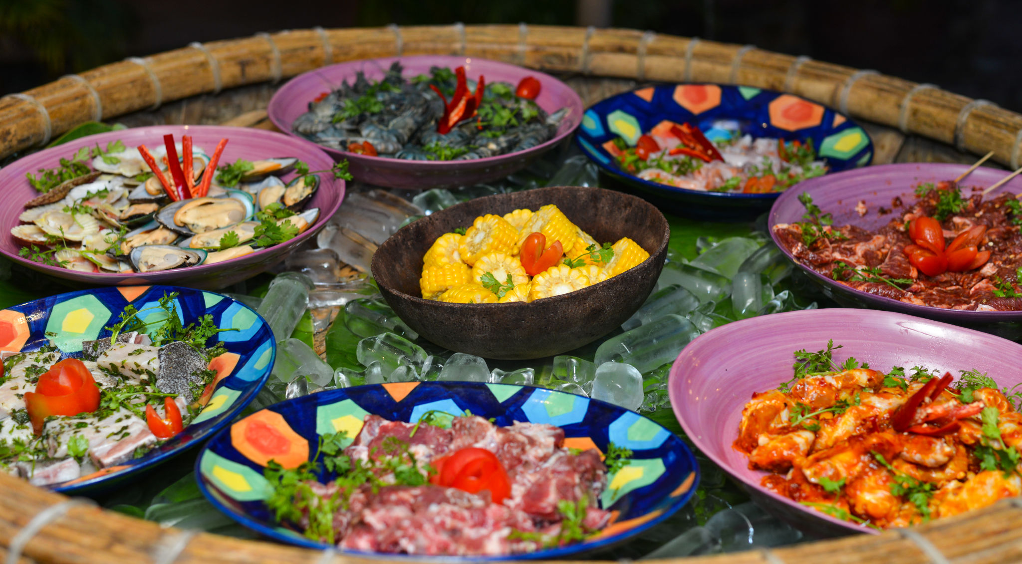 BBQ buffet for dinner BBQ buffet for dinner