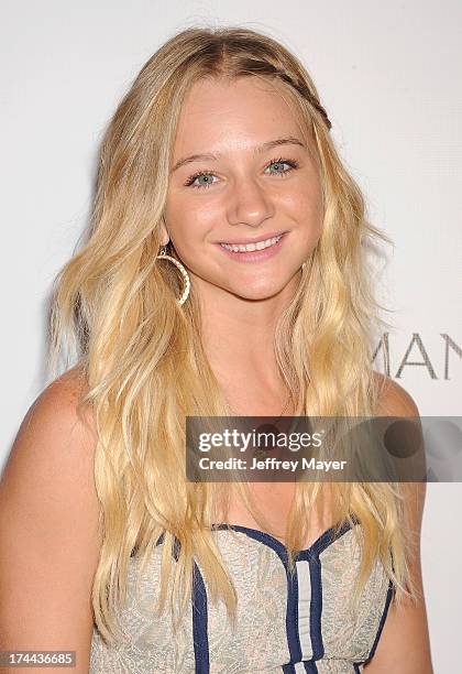 Actress Mollee Gray attends the Friend Movement Anti-Bullying Benefit Concert at the El Rey Theatre on July 1, 2013 in Los Angeles, California.