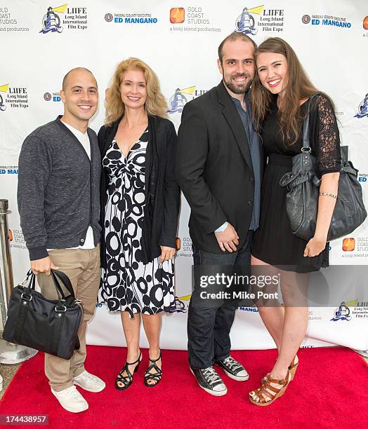 Nabil Vinas, Cathrine Ryan, David Spaltro, and Stephanie Bonner attend the 16th Annual Long Island International Film Expo - Award Ceremony and Party...