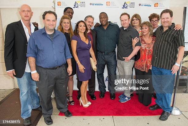Cast and Crew of 'Send No Flowers' attend the 16th Annual Long Island International Film Expo - Award Ceremony and Party at Bellmore Movies on July...