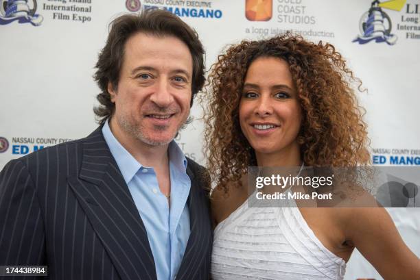 Actor Federico Castelluccio and Actress Yvonne Maria Schaefer attend the 16th Annual Long Island International Film Expo - Award Ceremony and Party...