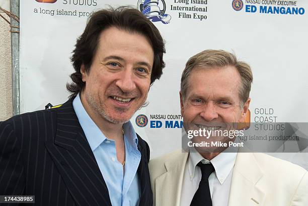 Federico Castelluccio and William Sadler attend the 16th Annual Long Island International Film Expo - Award Ceremony and Party at Bellmore Movies on...