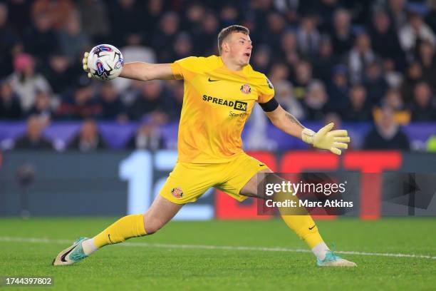 Anthony Patterson of Sunderland during the Sky Bet Championship match between Leicester City and Sunderland at The King Power Stadium on October 24,...