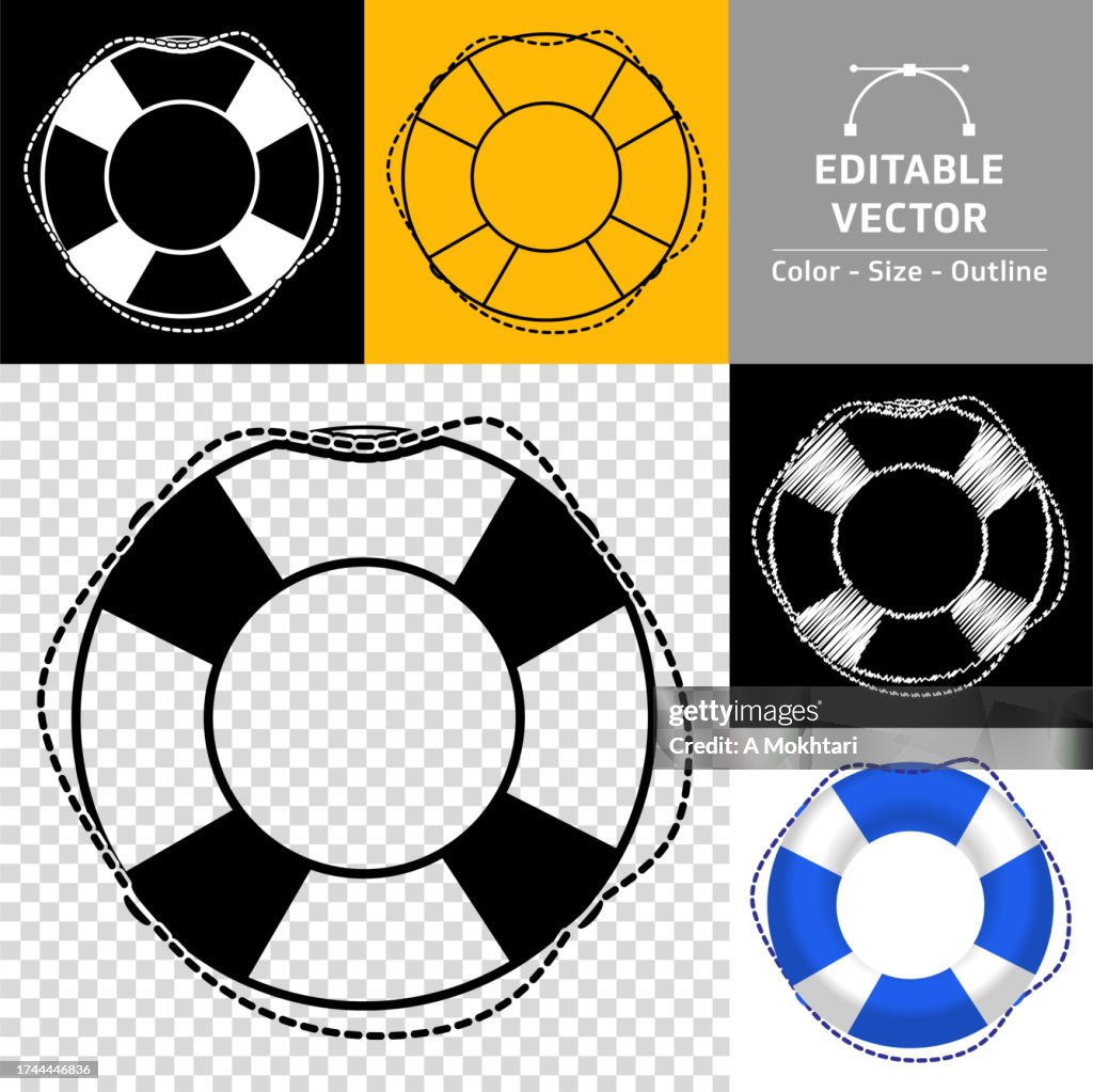 Rettungsring-Symbol.