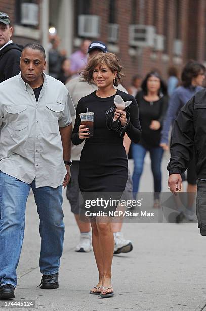 Actress Jennifer Aniston as seen on July 25, 2013 in New York City.