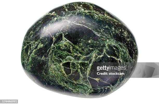 jade semi precious polished stone - jade gemstone stockfoto's en -beelden