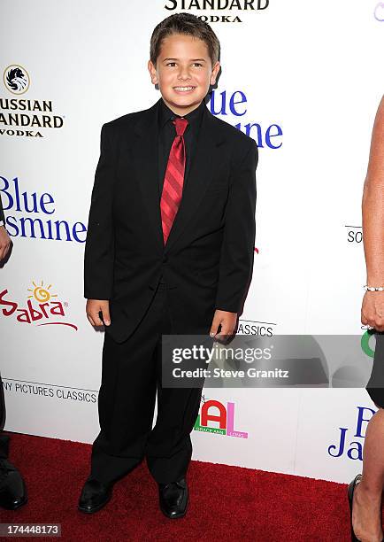 Max Rutherford arrives at the Sony Pictures Classics Presents Los Angeles Premiere Of "Blue Jasmine" at the Academy of Motion Picture Arts and...