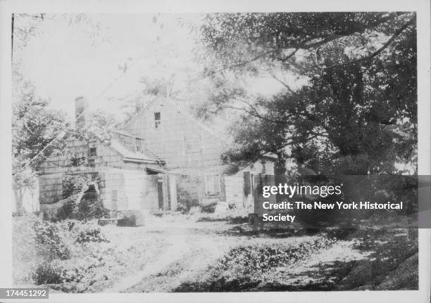 Johannes Lott house, built 1775, westerly side of Strom Kill, Avenue Q around E. 30th Street. Taken down c.1905, New York, New York, March 19, 1905.