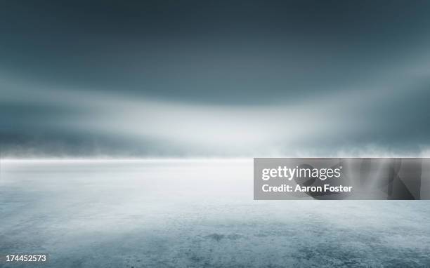 cold studio background - frozen water stock illustrations