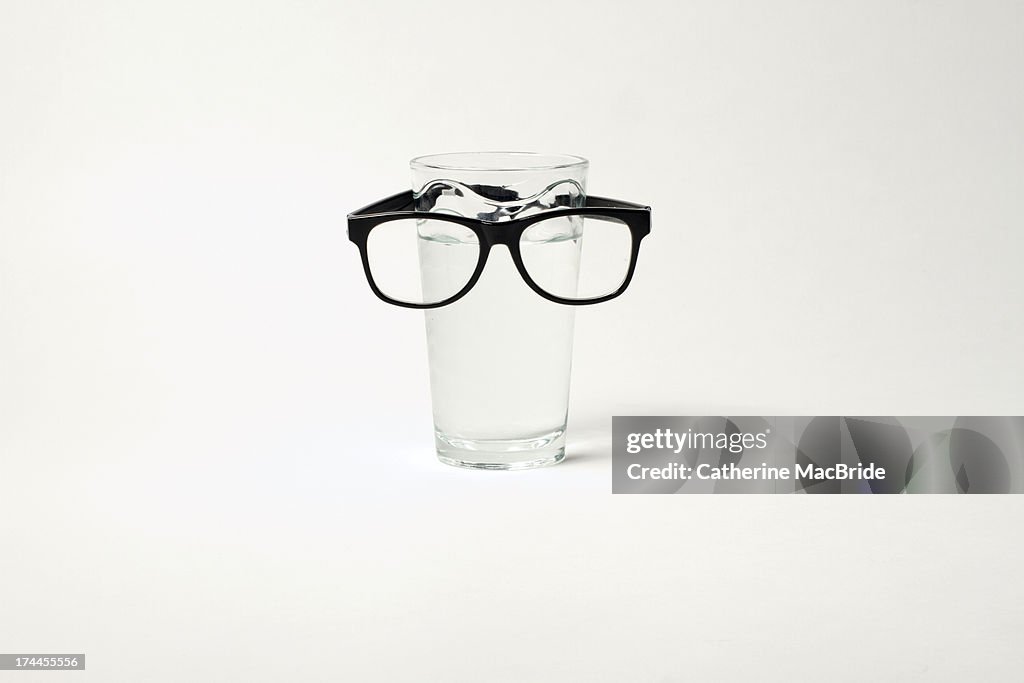 Glass with glasses...