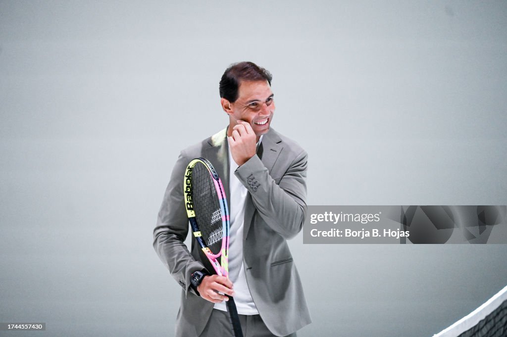 Kia Present Global Ambassador Rafael Nadal With Brand New Kia EV9 At The Icon Event In Madrid