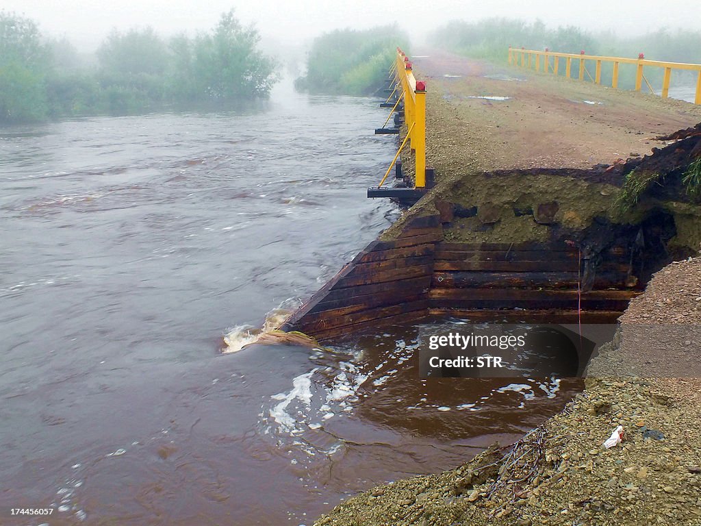 CHINA-WEATHER-FLOODS