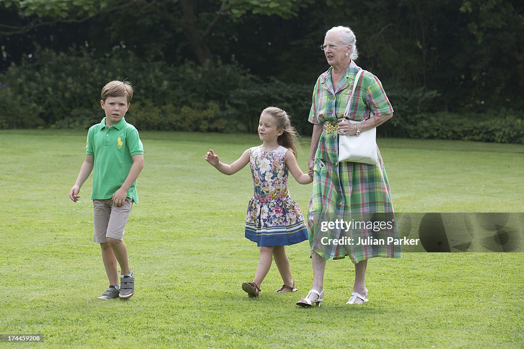 Danish Royal Family Hold Annual Summer Photocall