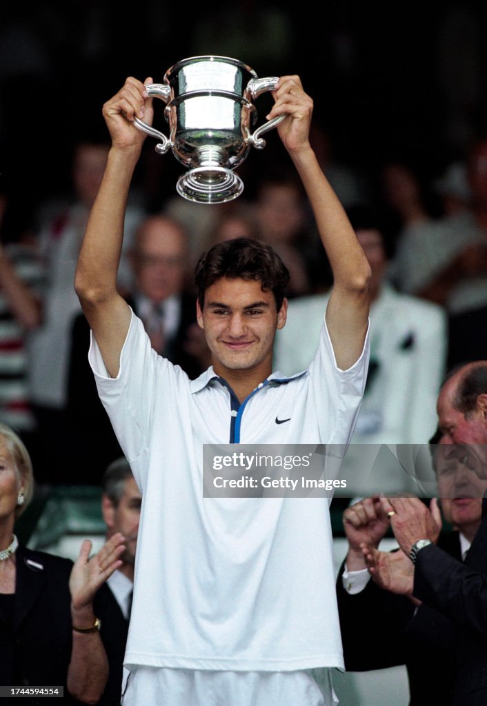 Roger Federer Wimbledon Boys Singles Champion 1998