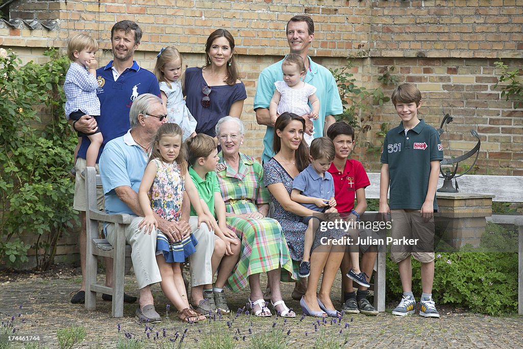 Danish Royal Family Hold Annual Summer Photocall