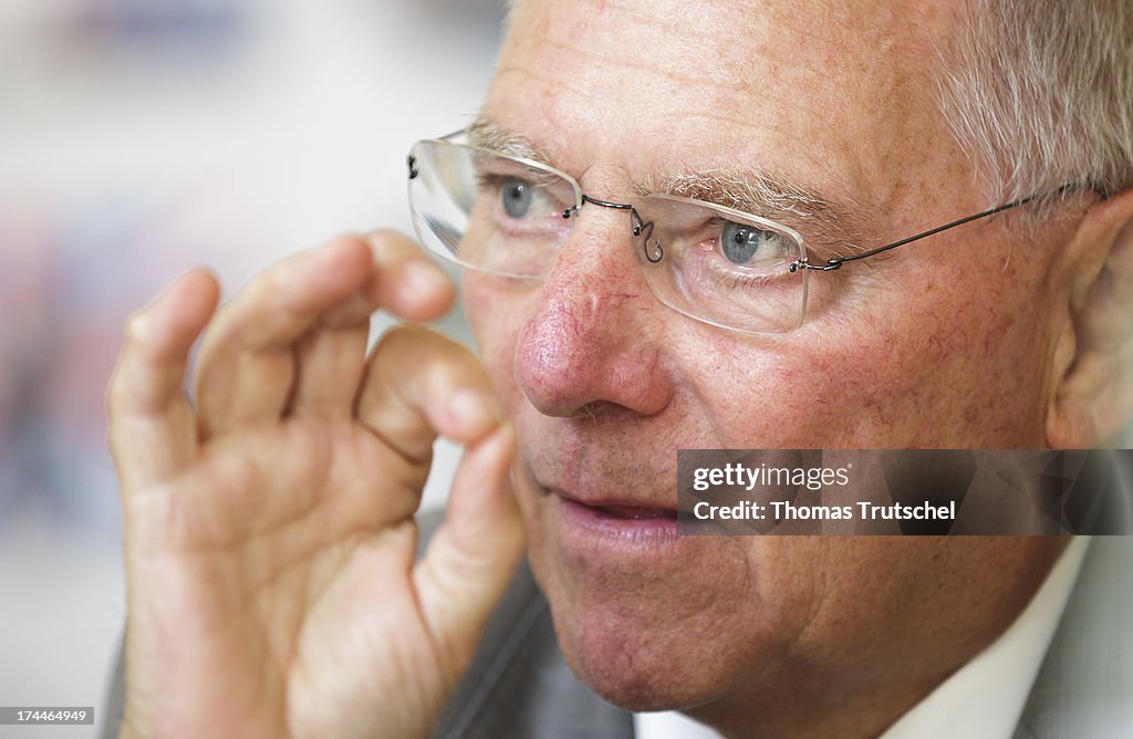 Wolfgang Schaeuble Interview