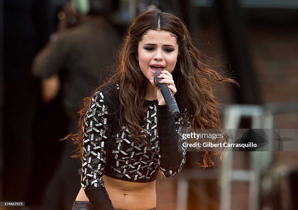 Selena Gomez Performs On ABC's "Good Morning America"