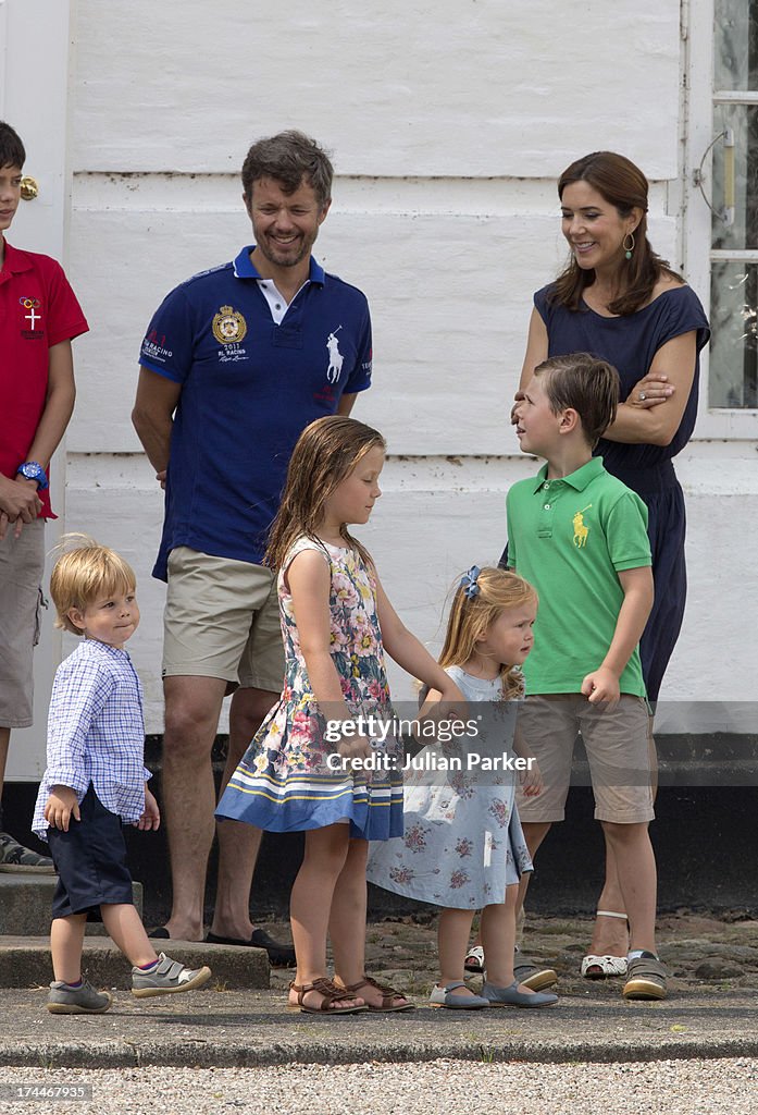 Danish Royal Family Hold Annual Summer Photocall