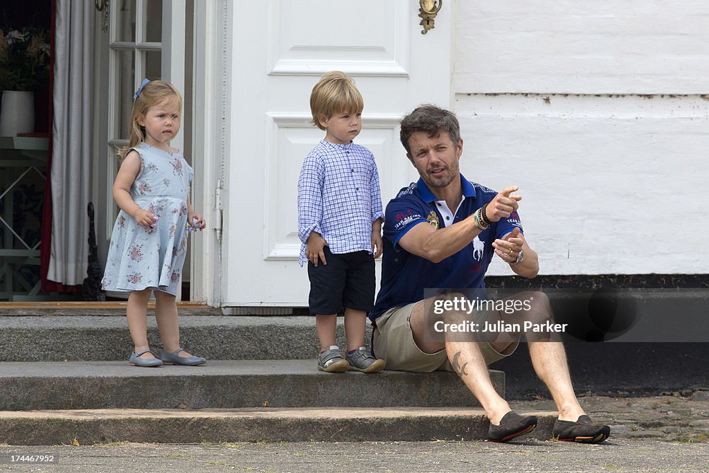 Danish Royal Family Hold Annual Summer Photocall