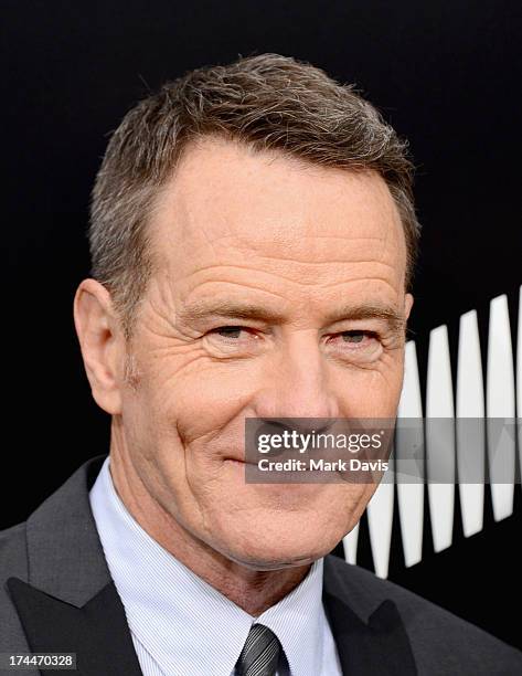 Actor Bryan Cranston arrives as AMC Celebrates the final episodes of "Breaking Bad" at Sony Pictures Studios on July 24, 2013 in Culver City,...