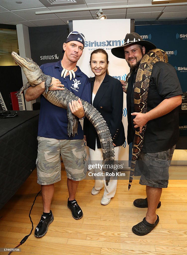 Paul Bedard and Jimmy Riffle of Animal Planet's Gator Boys and host ...