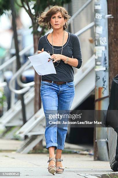 Actress Jennifer Aniston as seen on July 25, 2013 in New York City.