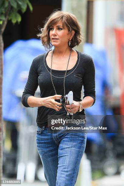 Actress Jennifer Aniston as seen on July 25, 2013 in New York City.