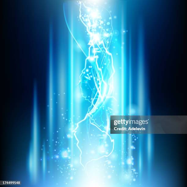 lightning abstrakter hintergrund - gewitter stock-grafiken, -clipart, -cartoons und -symbole