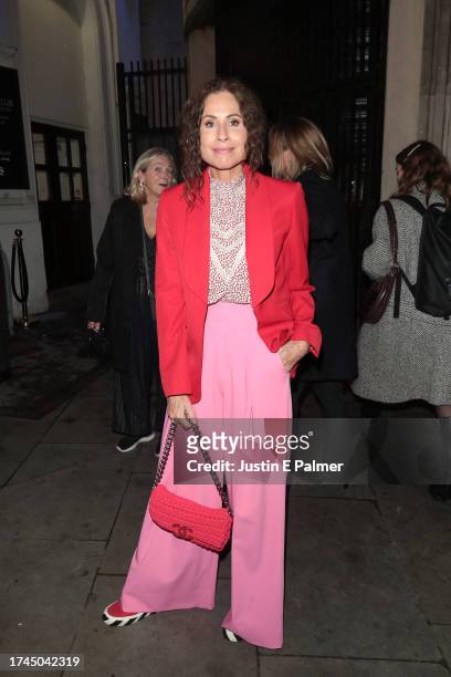 Minnie Driver at the Cabaret Gala night on October 19, 2023 in London, England.