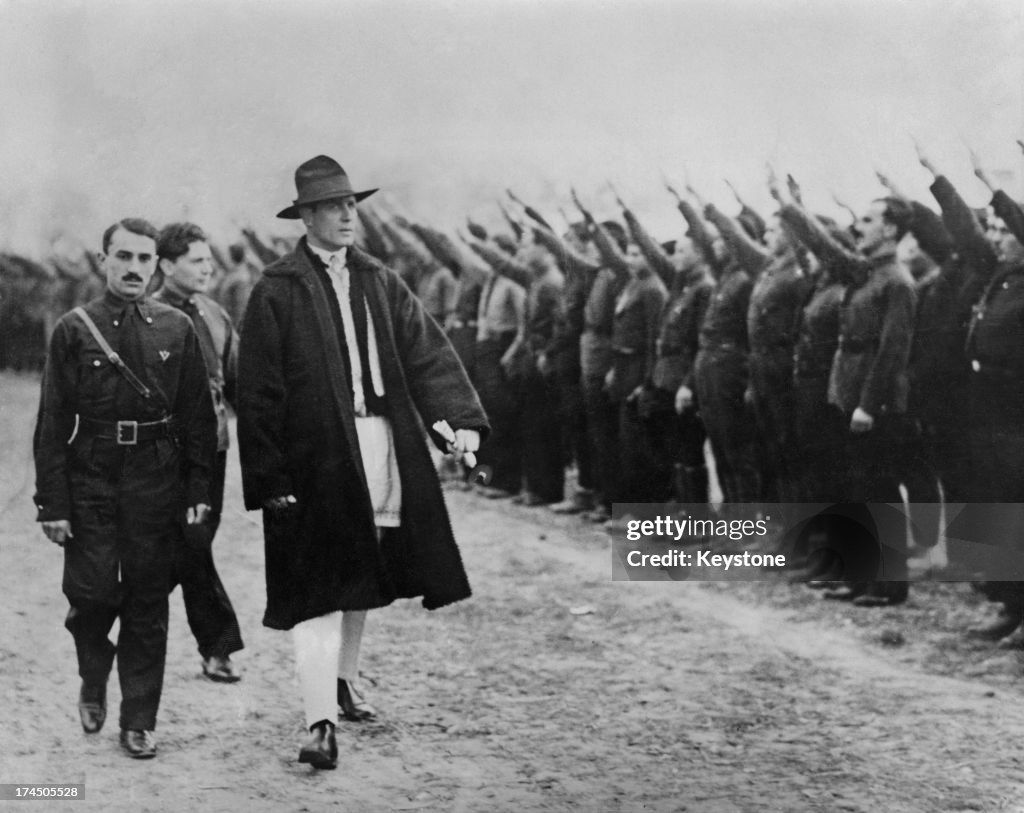 Codreanu Romanian politician Corneliu Zelea Codreanu , wearing Romanian... Foto ...