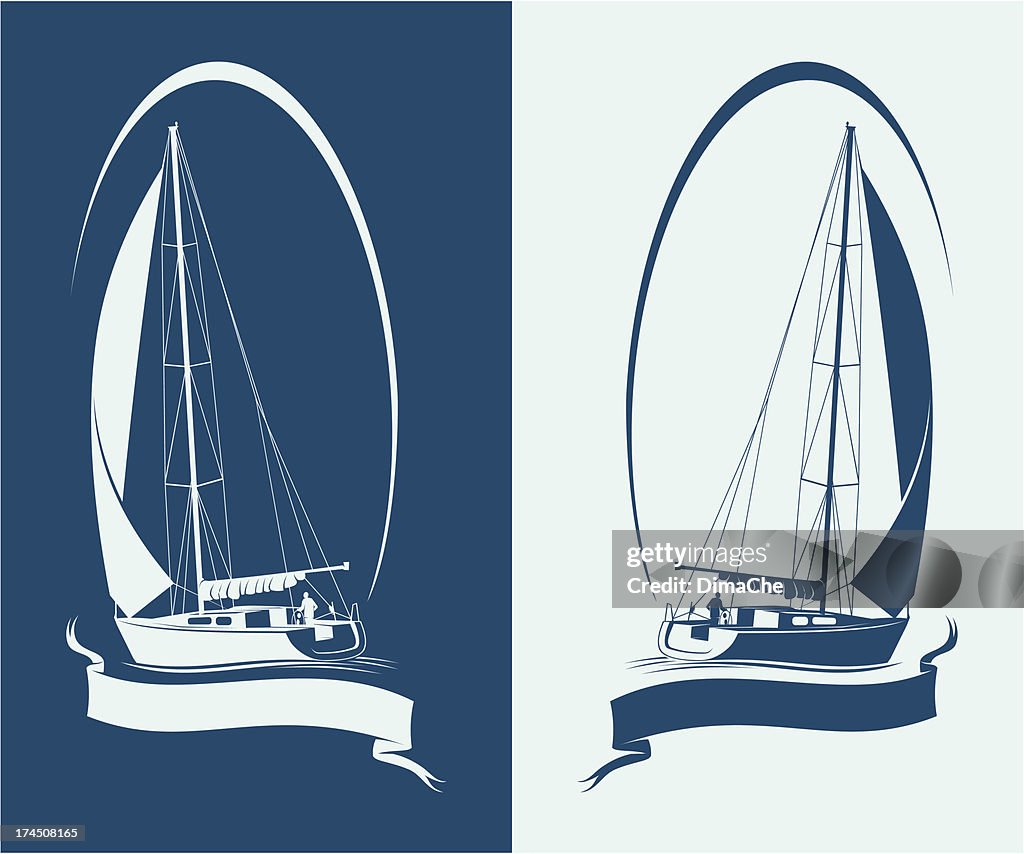 De yacht voile