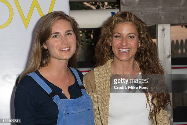 Lauren Bush Lauren and Dylan Lauren attend The Hollywood Reporter & Samsung with The Cinema Society screening of A24's "The Spectacular Now" at The...