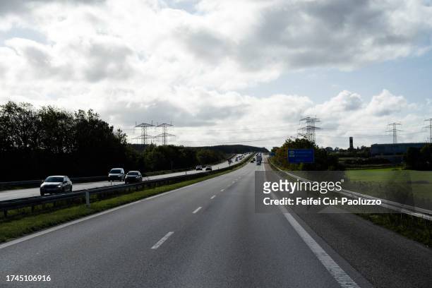 highway e45 near aalborg - aalborg denmark stock pictures, royalty-free photos & images
