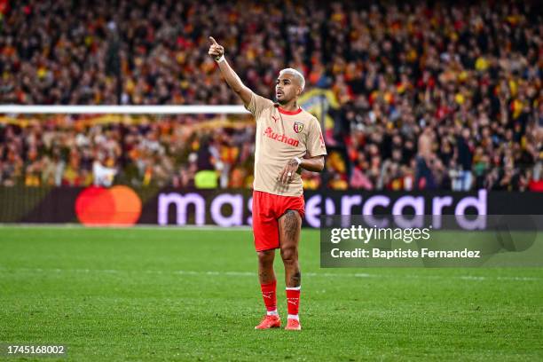 Facundo MEDINA of Lens during the UEFA Champions League Group B match between Racing Club de Lens and Philips Sport Vereniging at Stade Felix...