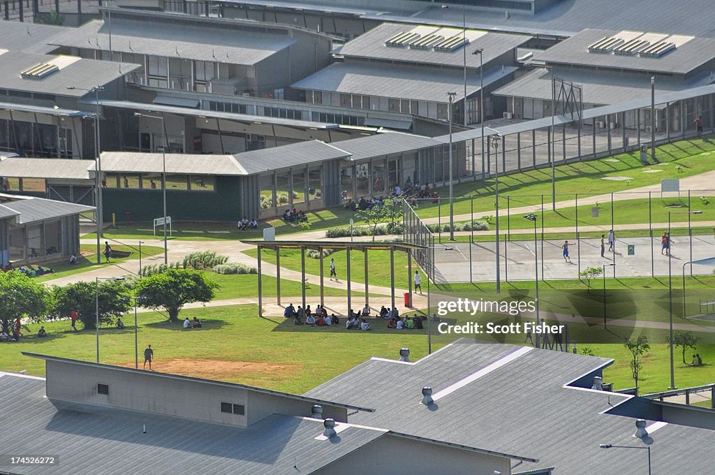 Asylum Seekers Transported To Christmas Island After Interception